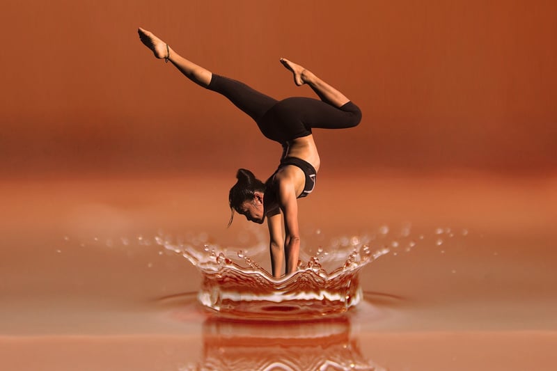 Woman practicing rhythmic movement